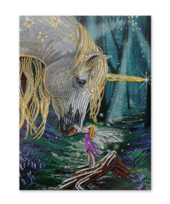 Fantasy Friends - Diamond Painting Art Kit - 12"x16" w/Gems+Tool+Tray