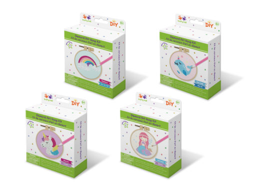 Fantasy Frolic - Diamond Painting DIY Embroidery Hoop Kit - Assorted Styles - Image 3