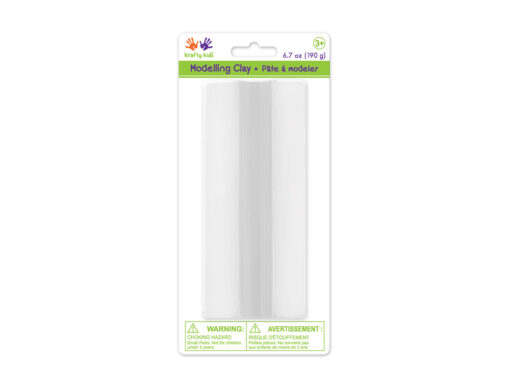 White - Modelling Clay 190g Solid Color - Image 2
