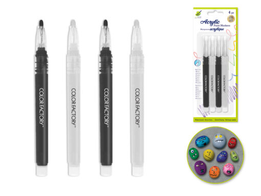 Classic - Multi-Surface Acrylic Paint Markers 4pk - Image 2