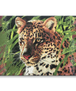 Leopard - Diamond Painting Art Kit - 15.8"x19.7" w/Gems+Tool+Tray