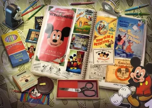 1950 Mickey Moments - 1000 Pieces Puzzle - Image 2