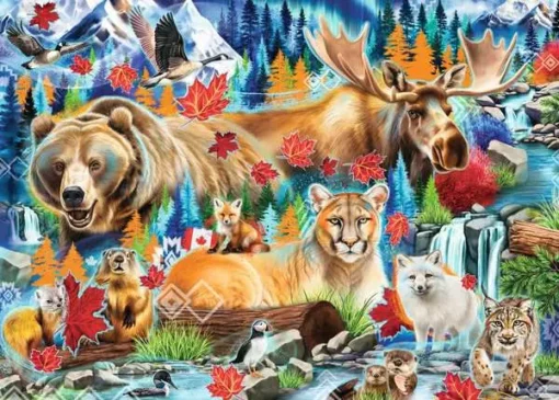 Wild Canada - 1000 Pieces Puzzle - Image 2
