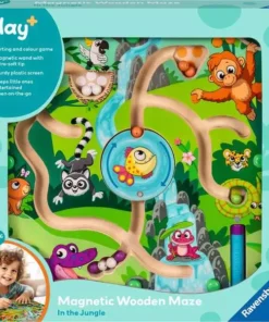 Play+ - Magnetic Wooden Maze - In the Jungle