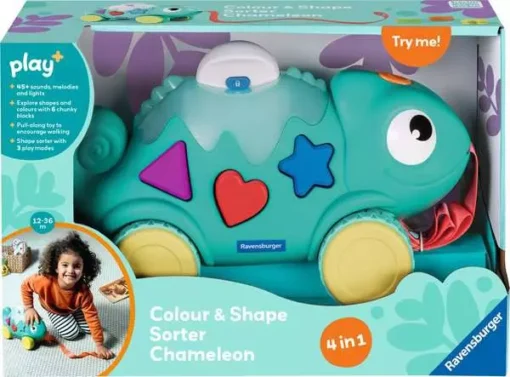 Play+ - Color & Shape Sorter: Chameleon