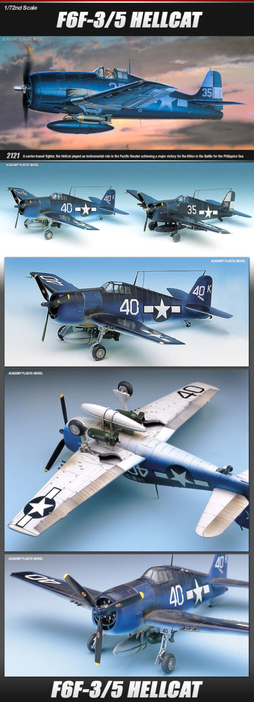 1/72 - F6F-3/5 - Academy - Image 2