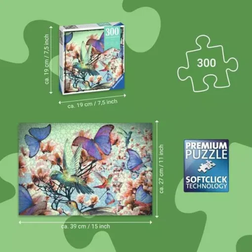 Puzzle Moments - Hummingbird - 300 Pieces Puzzle - Image 3