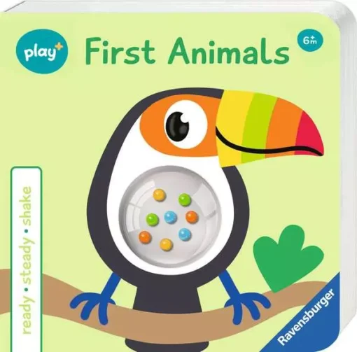 Play+ - Book Ready, steady, shake: First Animals