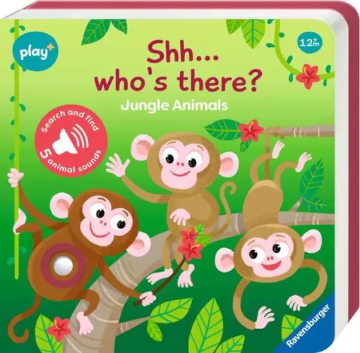 Play+ - Book: Shh... Who's There? Jungle Animals