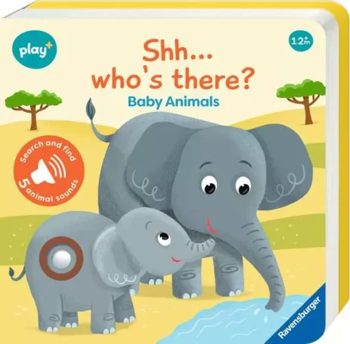 Play+ - Book: Shh... Who's There? Baby Animals