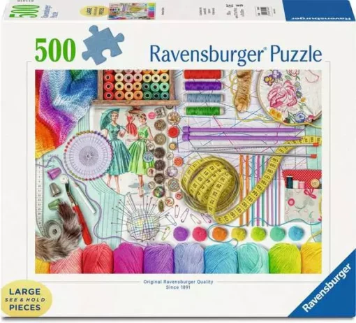 Needlework Station - 500 Pieces Puzzle