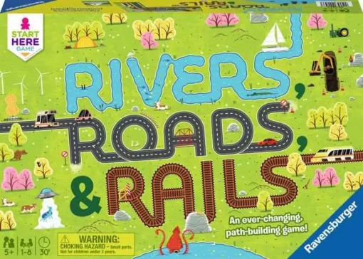 Rivers, Roads & Rails - Games for kids 5 years up