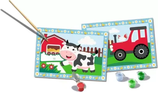 CreArt - Farm - Paint by numbers for kids 5 years and up - Image 2
