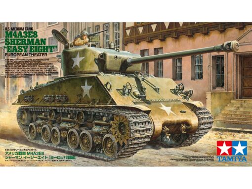 1/35 - U.S. MEDIUM TANK M4A3E8 SHERMAN "EASY EIGHT" EUROPEAN THEATER - Tamiya