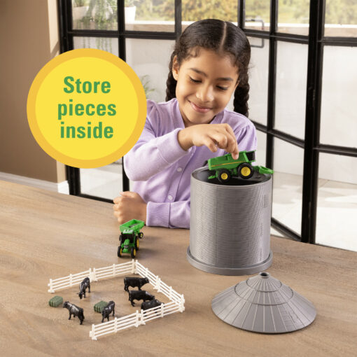1/64 - John Deere Grain Bin Playset - Ertl - Image 4