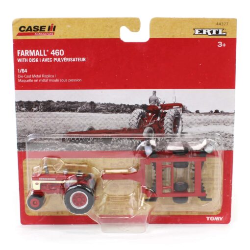 1/64 - Farmall 460 Tractor with Disk - Ertl - Image 6