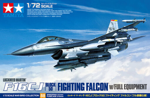1/72 - LOCKHEED MARTIN® F-16®CJ [BLOCK50] FIGHTING FALCON® W/FULL EQUIPMENT - Tamiya