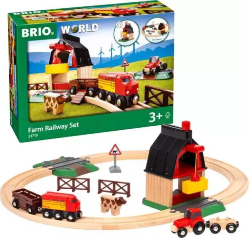 BRIO World - Farm Railway Set