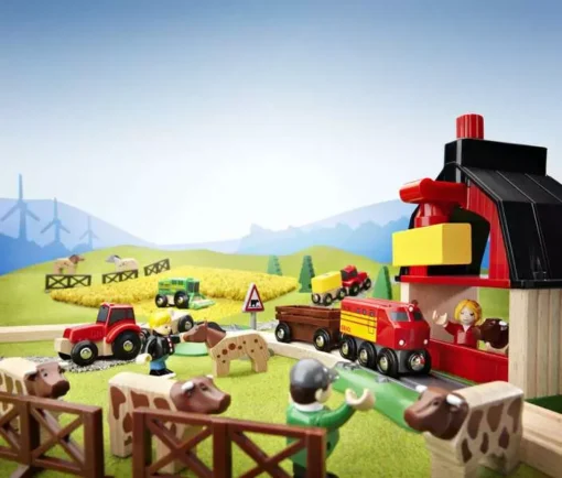 BRIO World - Farm Railway Set - Image 7