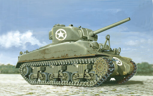 1/72 - M4A1 SHERMAN - Italeri