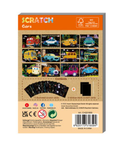 Alternative view of Mini Scratch Book - Cars
