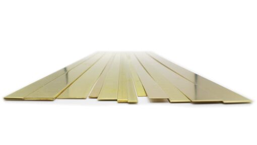 K&S - 3407 - Brass Strip Assortment - 12pcs - Image 2