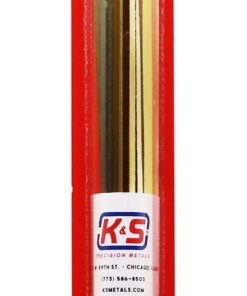 K&S - 3407 - Brass Strip Assortment - 12pcs