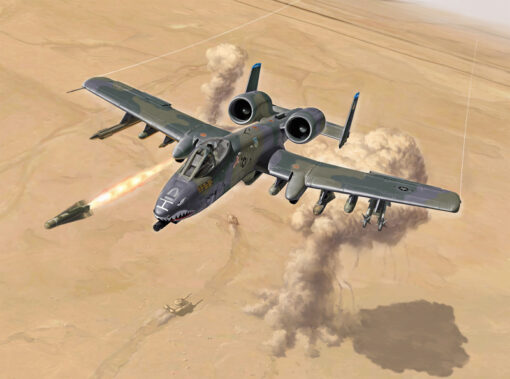 1/72 - A-10 A/C THUNDERBOLT ll - GULF WAR - Italeri