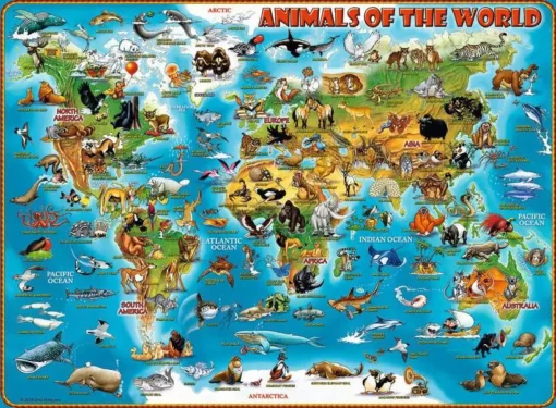 Animals of the World - 300 Pieces Puzzle - Image 2