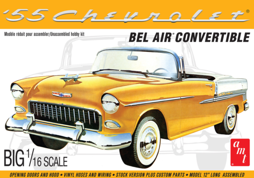1/16 - 1955 Chevy Bel Air Convertible - AMT