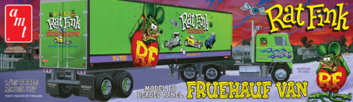 1/25 - Rat Fink Fruehauf Beaded Van Trailer - AMT