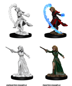 D&D Unpainted Minis - Female Human Wizard - Wave 6