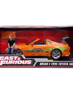 1/18 - Fast & Furious - Brian's Toyota Supra w/Light & figure - Jada