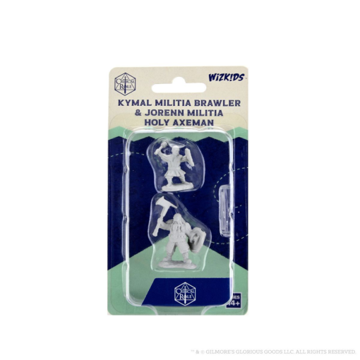 Critical Role Unpainted Minis - Kymal Brawler / Jorenn Axeman - Wave 2